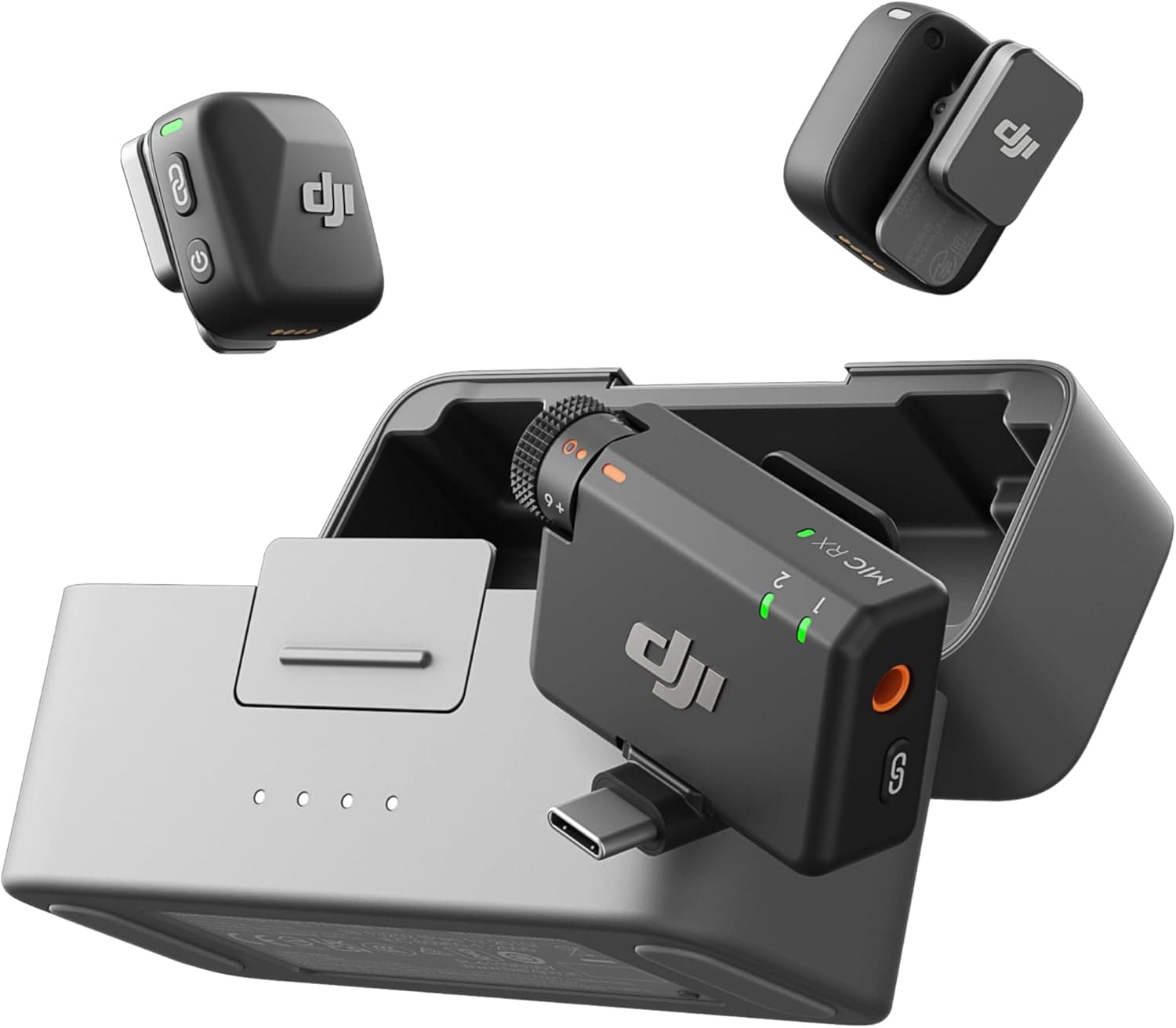 DJI Mic Mini (2 TX + 1 RX + Boîtier de Recharge)